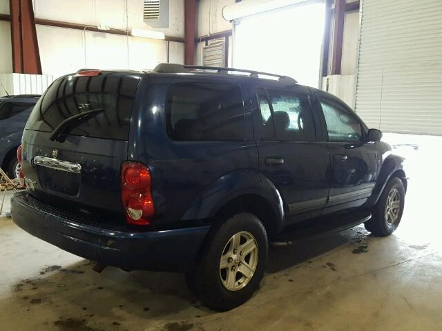 1D4HD48N86F145679 - 2006 DODGE DURANGO SL BLUE photo 4