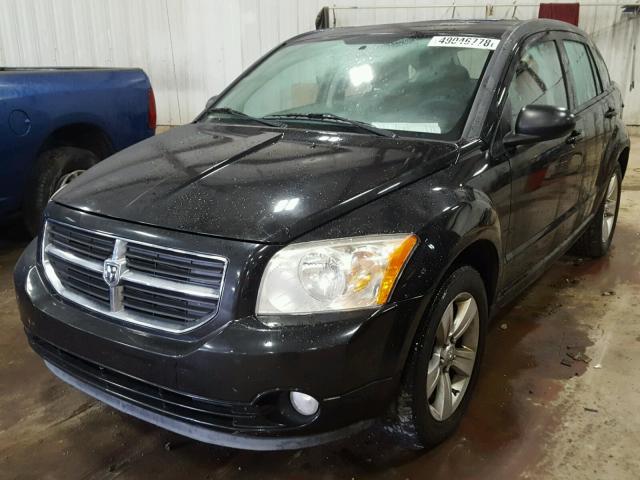 1B3CB3HA5AD565345 - 2010 DODGE CALIBER MA BLACK photo 2