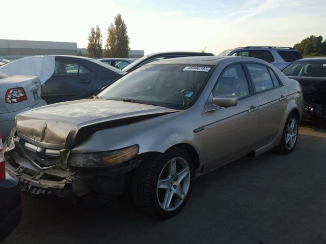 19UUA66244A056339 - 2004 ACURA TL GOLD photo 2