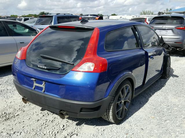 YV1MK672782046957 - 2008 VOLVO C30 T5 BLUE photo 4