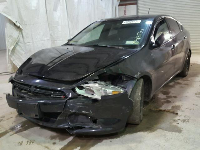 1C3CDFAH3DD297745 - 2013 DODGE DART SE BLACK photo 2