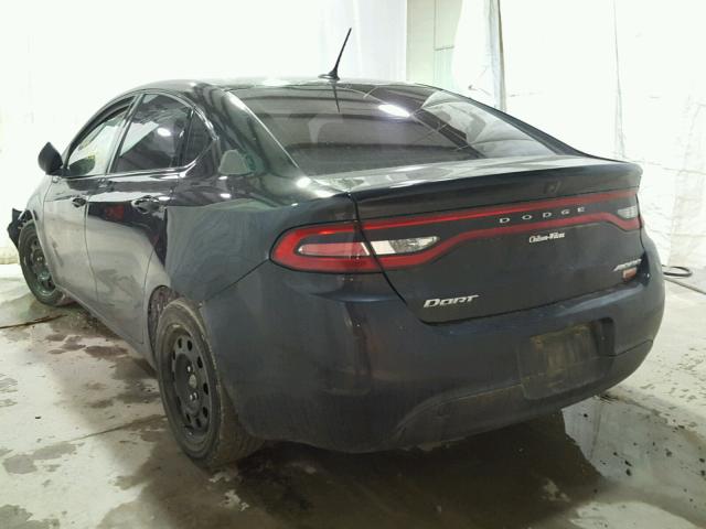 1C3CDFAH3DD297745 - 2013 DODGE DART SE BLACK photo 3