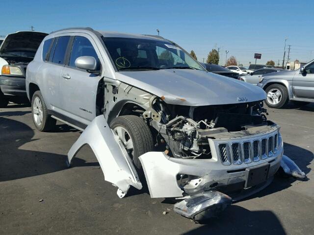 1C4NJDEB6ED532521 - 2014 JEEP COMPASS LA SILVER photo 1