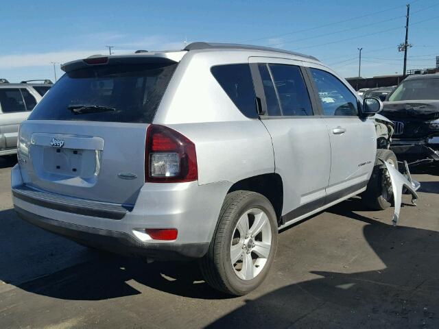 1C4NJDEB6ED532521 - 2014 JEEP COMPASS LA SILVER photo 4