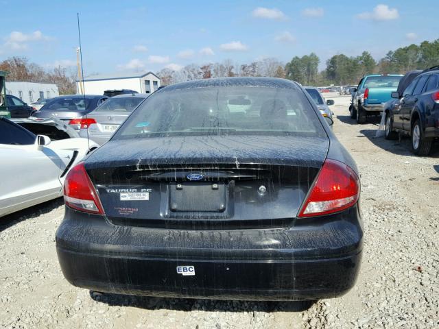 1FAHP53U35A167700 - 2005 FORD TAURUS SE BLACK photo 9