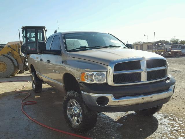 3D7KS28DX5G852922 - 2005 DODGE RAM 2500 S Qızıl foto 1