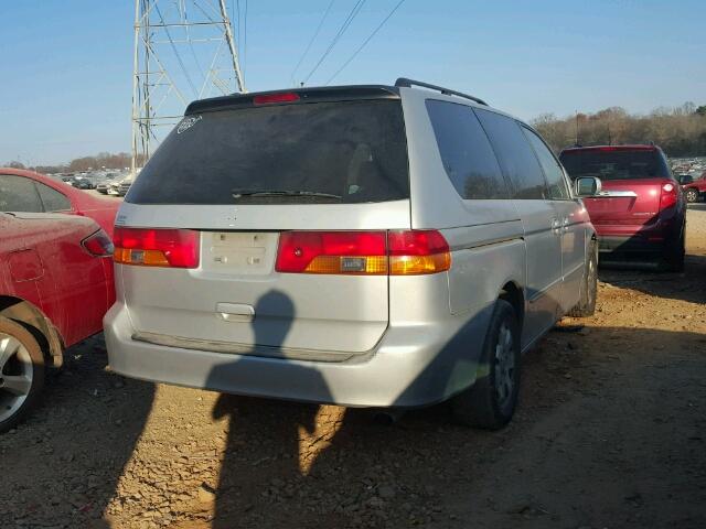 5FNRL18674B061561 - 2004 HONDA ODYSSEY EX SILVER photo 4