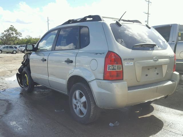 KM8JM12B36U279535 - 2006 HYUNDAI TUCSON GL TAN photo 3