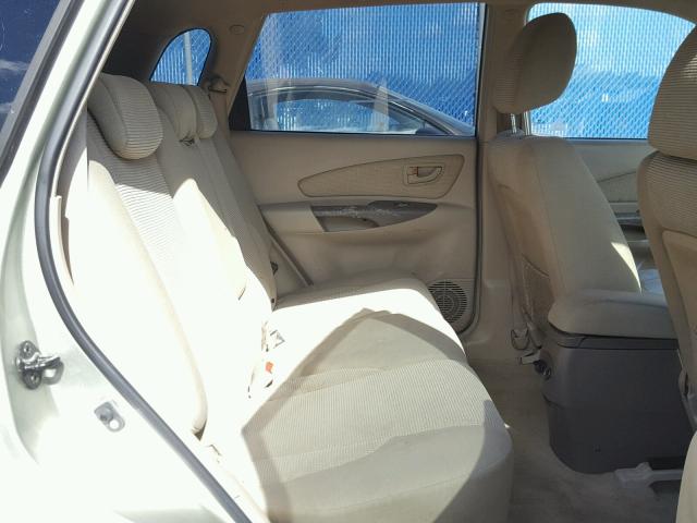 KM8JM12B36U279535 - 2006 HYUNDAI TUCSON GL TAN photo 6