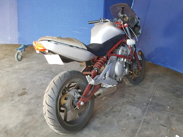 JKAEXEA196A003725 - 2006 KAWASAKI EX650 A6F GRAY photo 4