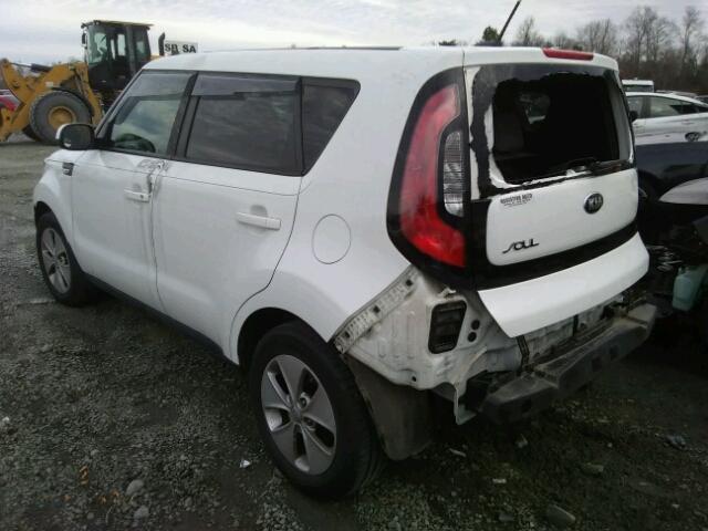 KNDJN2A29E7740856 - 2014 KIA SOUL WHITE photo 3