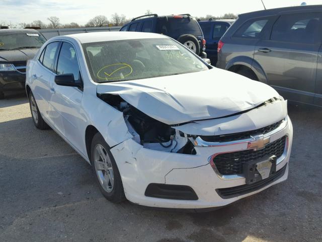 1G11A5SL5FF332519 - 2015 CHEVROLET MALIBU LS WHITE photo 1