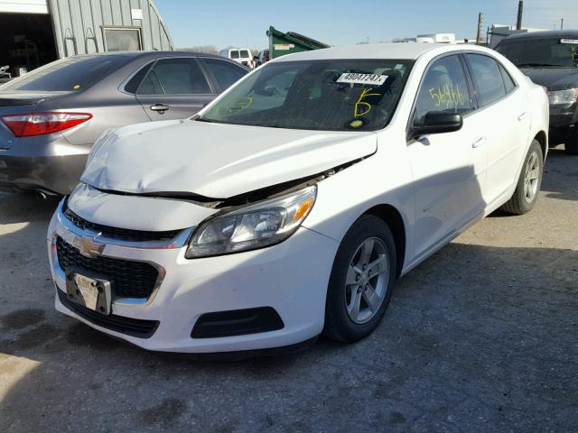 1G11A5SL5FF332519 - 2015 CHEVROLET MALIBU LS WHITE photo 2