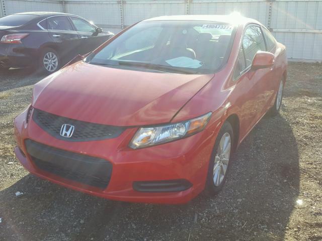 2HGFG3B84CH539605 - 2012 HONDA CIVIC EX RED photo 2