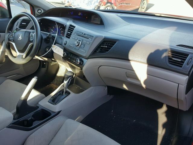 2HGFG3B84CH539605 - 2012 HONDA CIVIC EX RED photo 5