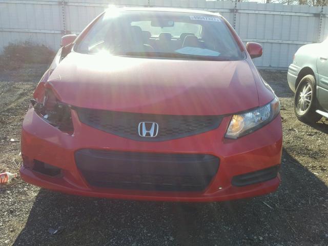 2HGFG3B84CH539605 - 2012 HONDA CIVIC EX RED photo 9