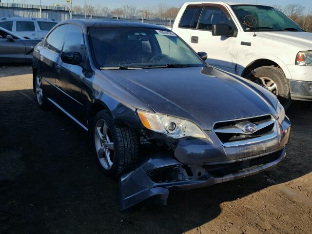 4S3BL626697227508 - 2009 SUBARU LEGACY 2.5 GRAY photo 1