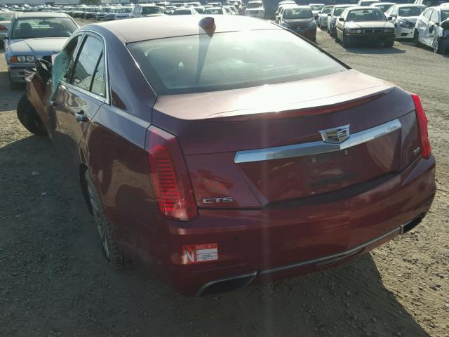 1G6AR5S32F0118593 - 2015 CADILLAC CTS LUXURY BLACK photo 3