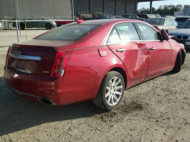 1G6AR5S32F0118593 - 2015 CADILLAC CTS LUXURY BLACK photo 4