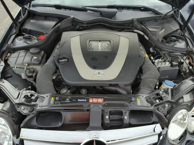 WDBTJ56H28F243367 - 2008 MERCEDES-BENZ CLK 350 CHARCOAL photo 7