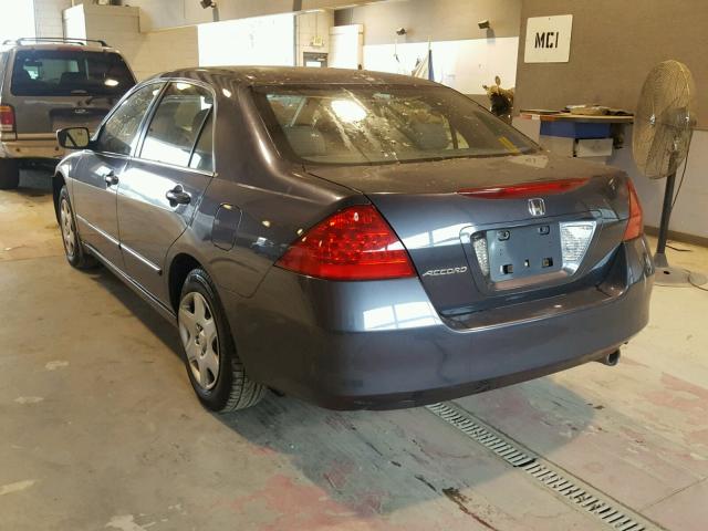 1HGCM55387A130230 - 2007 HONDA ACCORD SE BLUE photo 3