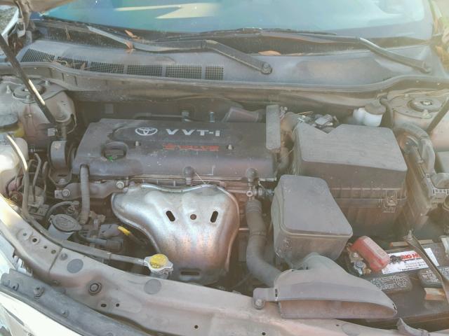 4T1BE46K67U074791 - 2007 TOYOTA CAMRY NEW GOLD photo 7