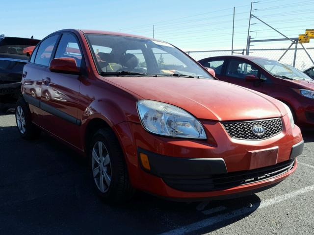 KNADE223596550999 - 2009 KIA RIO BASE ORANGE photo 1