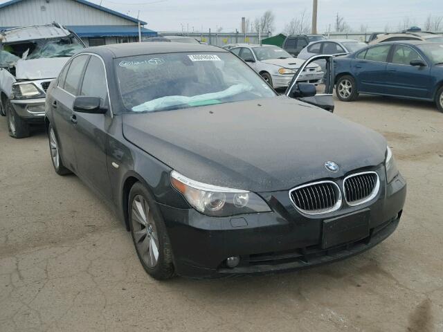 WBANB33585CN63616 - 2005 BMW 545 I BLACK photo 1