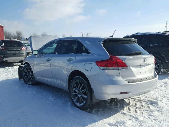 4T3BK3BB9CU064492 - 2012 TOYOTA VENZA LE SILVER photo 3