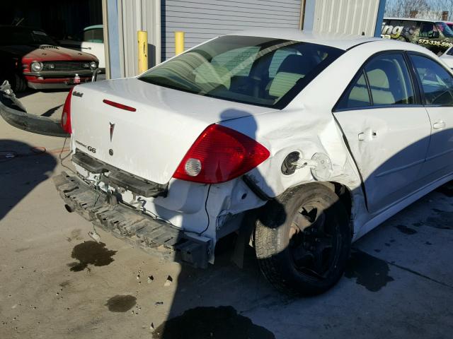 1G2ZA5EB4A4141843 - 2010 PONTIAC G6 WHITE photo 9