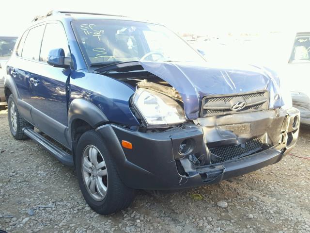 KM8JN12D77U621682 - 2007 HYUNDAI TUCSON SE BLUE photo 1