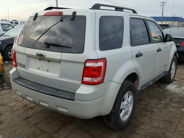 1FMCU03Z68KC38815 - 2008 FORD ESCAPE XLT TAN photo 4