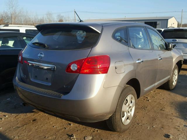 JN8AS5MV8BW690618 - 2011 NISSAN ROGUE S GRAY photo 4