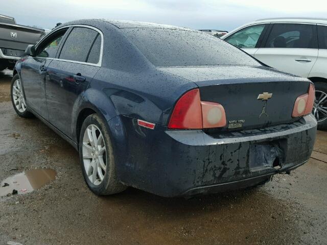 1G1ZA5E10BF161637 - 2011 CHEVROLET MALIBU LS BLUE photo 3