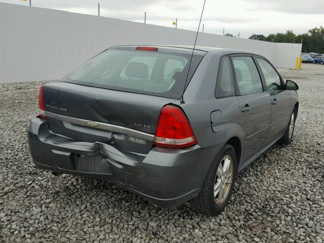 1G1ZT628X5F247141 - 2005 CHEVROLET MALIBU MAX ნაცრისფერი ფოტო 4