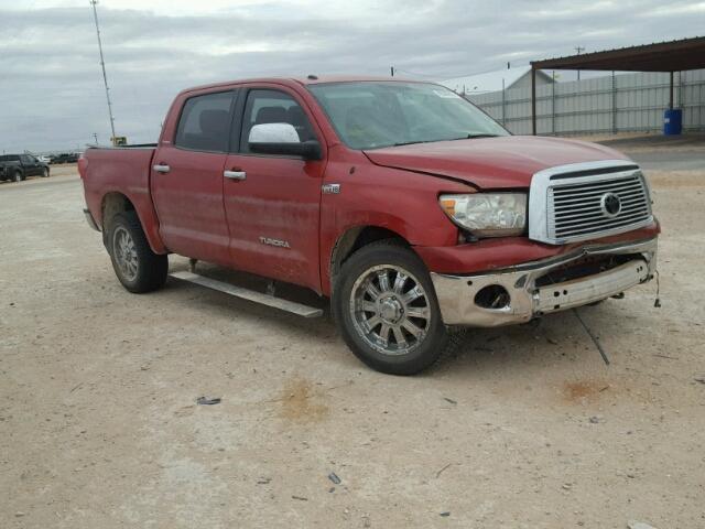 5TFHW5F13BX185802 - 2011 TOYOTA TUNDRA CRE RED photo 1