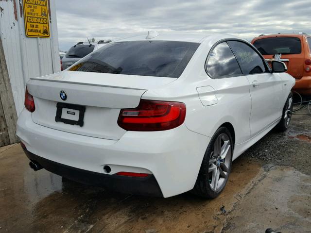 WBA1F7C51FVX95930 - 2015 BMW 228 XI WHITE photo 4