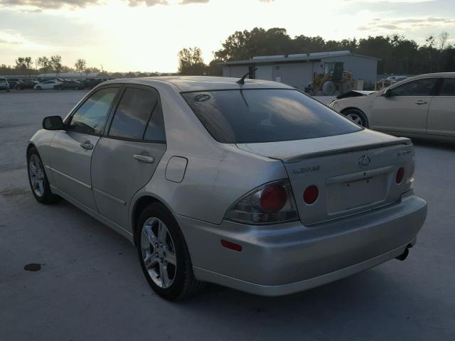 JTHBD192230066771 - 2003 LEXUS IS 300 SILVER photo 3