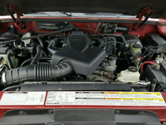 1FMZU73E2YZB49167 - 2000 FORD EXPLORER X RED photo 7