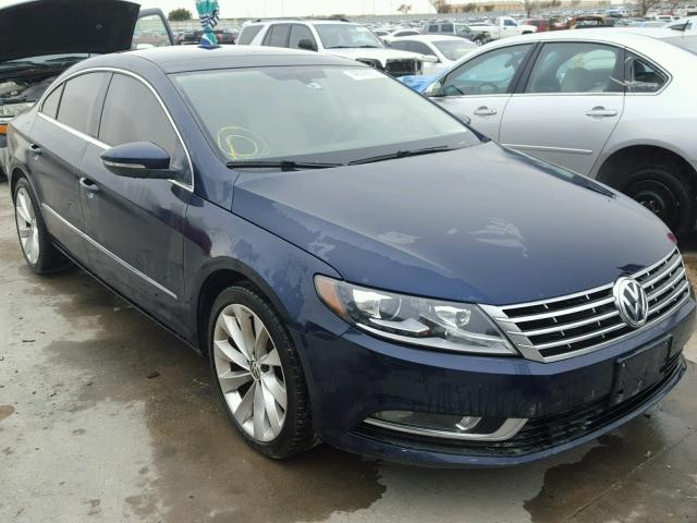 WVWHU7AN1DE501241 - 2013 VOLKSWAGEN CC LUXURY BLUE photo 1