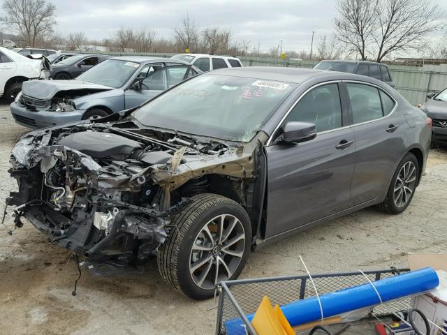 19UUB3F54HA001532 - 2017 ACURA TLX TECH GRAY photo 2