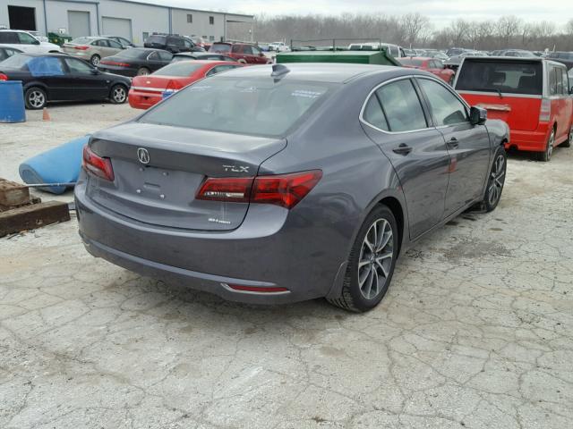 19UUB3F54HA001532 - 2017 ACURA TLX TECH GRAY photo 4