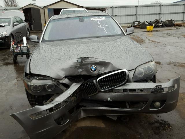 WBAHN83506DT26972 - 2006 BMW 750 LI GRAY photo 7