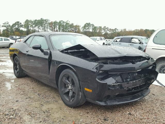 2C3CDYAG7EH213370 - 2014 DODGE CHALLENGER BLACK photo 1