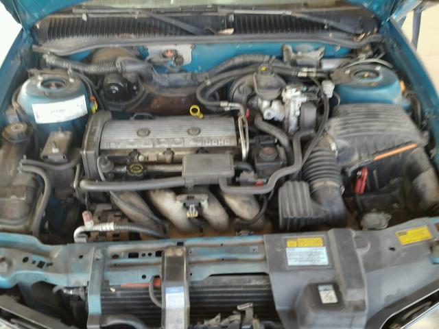 1G2NE55D9SM582096 - 1995 PONTIAC GRAND AM S 绿色 照片 7