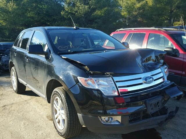 2FMDK48C48BB03073 - 2008 FORD EDGE SEL BLACK photo 1