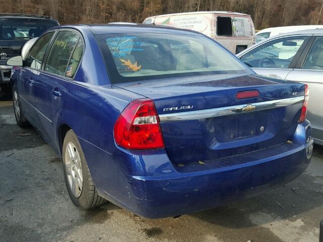 1G1ZT51FX6F286596 - 2006 CHEVROLET MALIBU LT BLUE photo 3