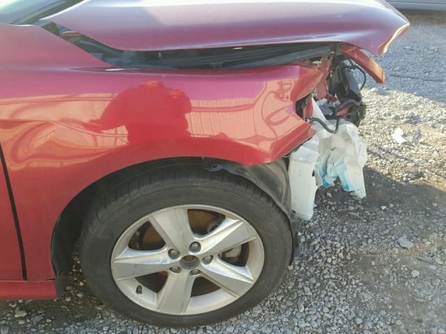 4T1BF3EK0AU064368 - 2010 TOYOTA CAMRY BASE წითელი ფოტო 9