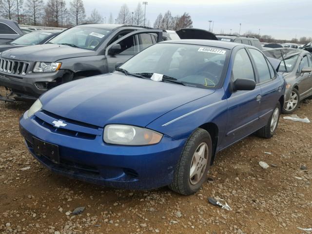 1G1JC52F157204422 - 2005 CHEVROLET CAVALIER BLUE photo 2