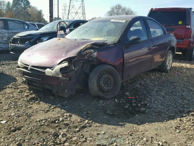 1P3ES46CXYD649785 - 2000 PLYMOUTH NEON BASE 紫色 照片 2